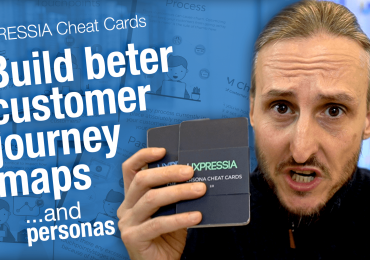Customer Journey Maps and Personas – get the job done with these UXPressia Cheat Cards