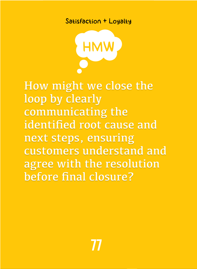 Clear problem resolution – CX Tip of the Day