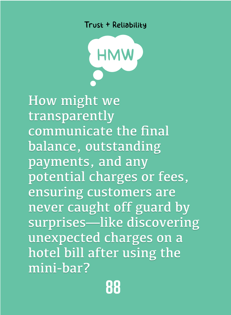 Transparent final balances – CX Tip of the Day